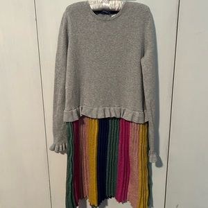 Mini Boden Girls Multicolor Dress Size 9-10 Y